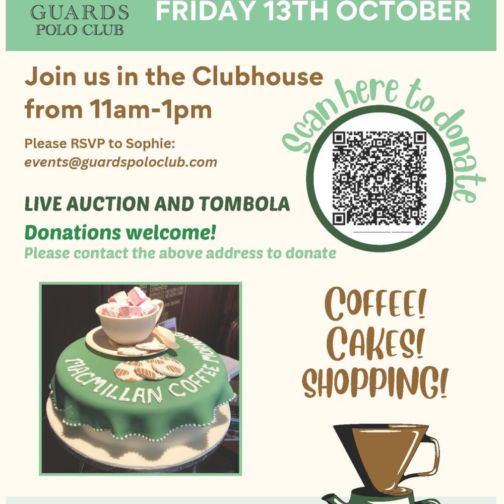 Image for Club News Item - Join us for our Macmillan Coffee Morning