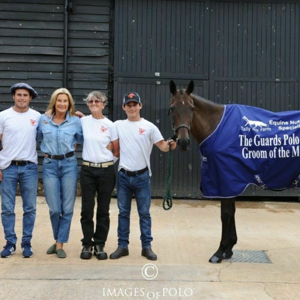 Image for Club News Item - Pearson team win Guards Tally Ho Groom of the Month prize